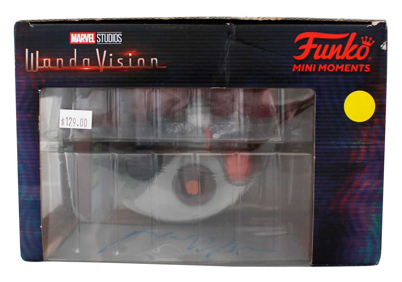 Elizabeth Olsen WandaVision Authentic Signed Funko Pop Vinyl Figure JSA #AF80605