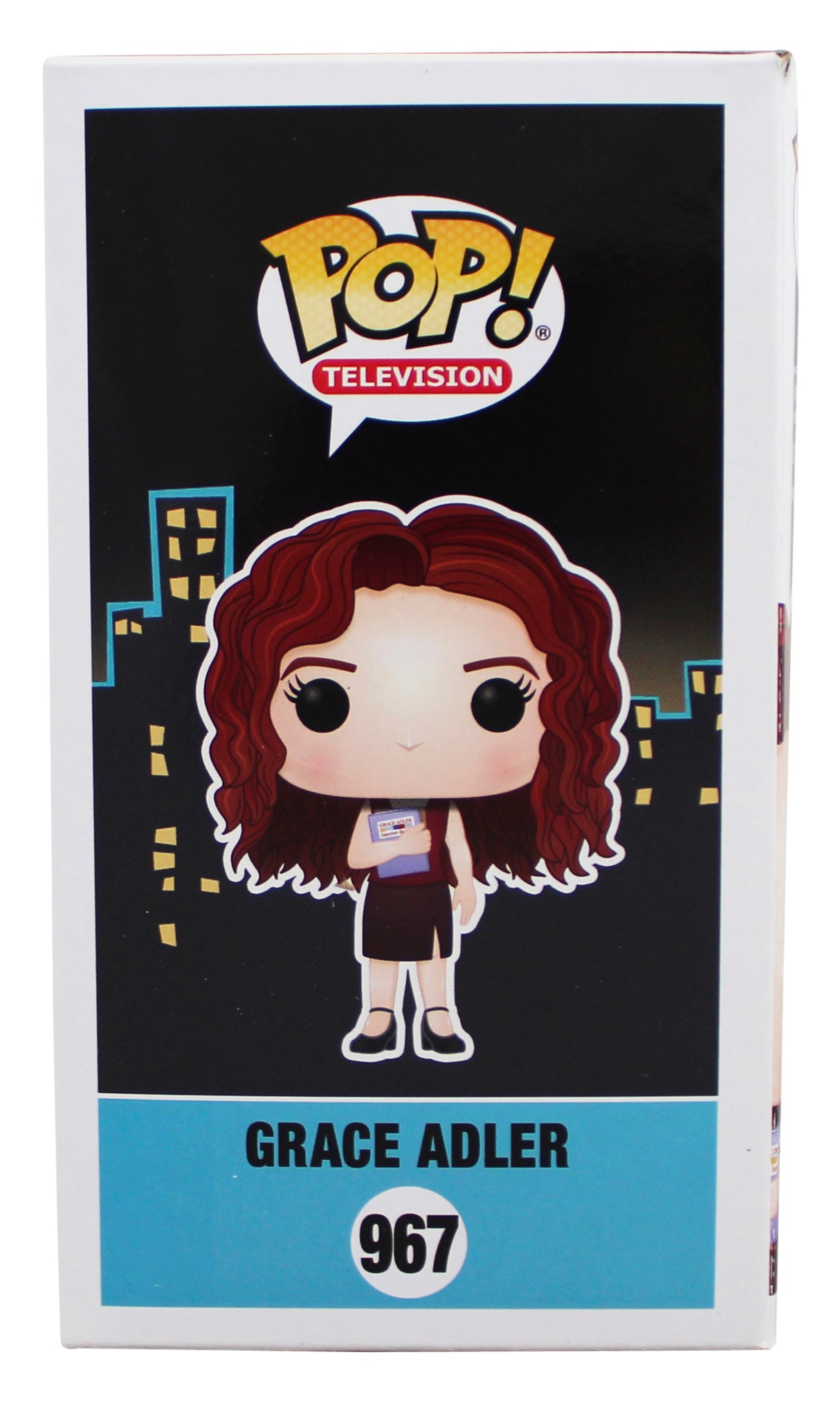 Debra Messing Will & Grace Signed Grace Adler #967 Funko Pop Figure BAS #BW89034