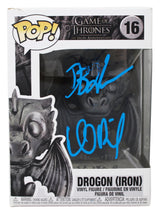 David Benioff & D.B. Weiss GOT Signed Drogon #16 Funko Pop Vinyl Figure PSA/DNA