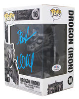 David Benioff & D.B. Weiss GOT Signed Drogon #16 Funko Pop Vinyl Figure PSA/DNA