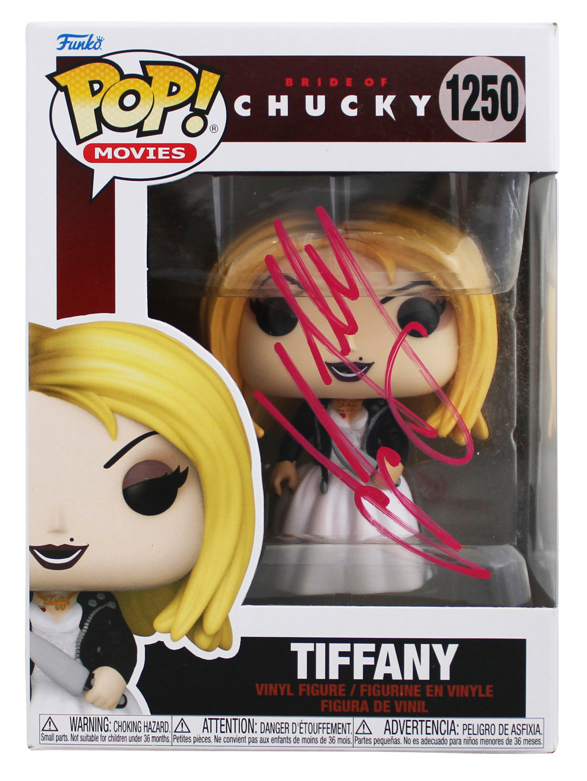 Jennifer Tilly Bride of Chucky Signed #1250 Funko Pop Vinyl Figure BAS #BW99610