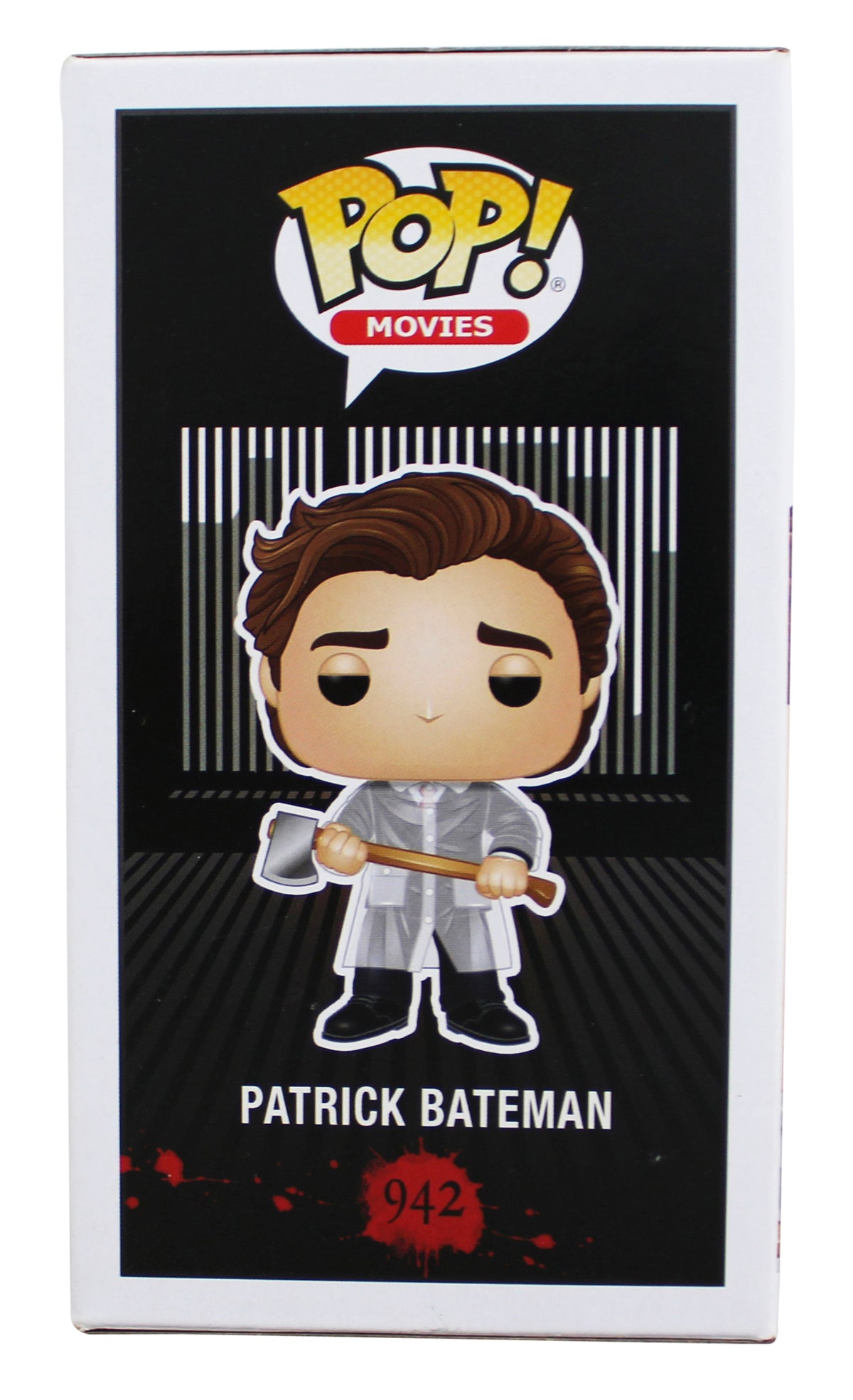 Christian Bale American Psycho Signed #942 Funko Pop Vinyl Figure BAS #BW66027