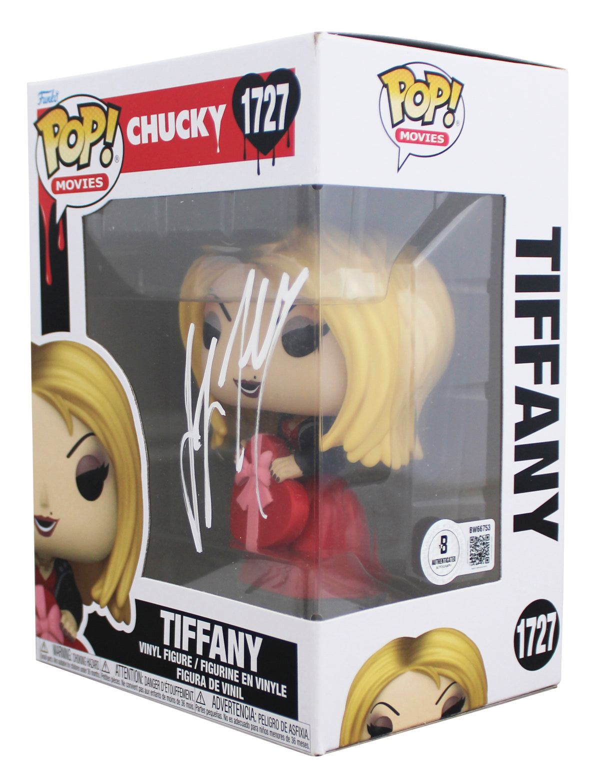 Jennifer Tilly Bride of Chucky Signed #1727 Funko Pop Vinyl Figure BAS #BW66753