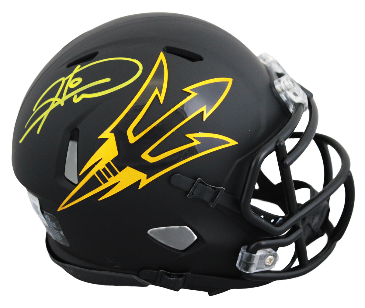 Arizona State Hines Ward Authentic Signed Black Speed Mini Helmet BAS Witnessed