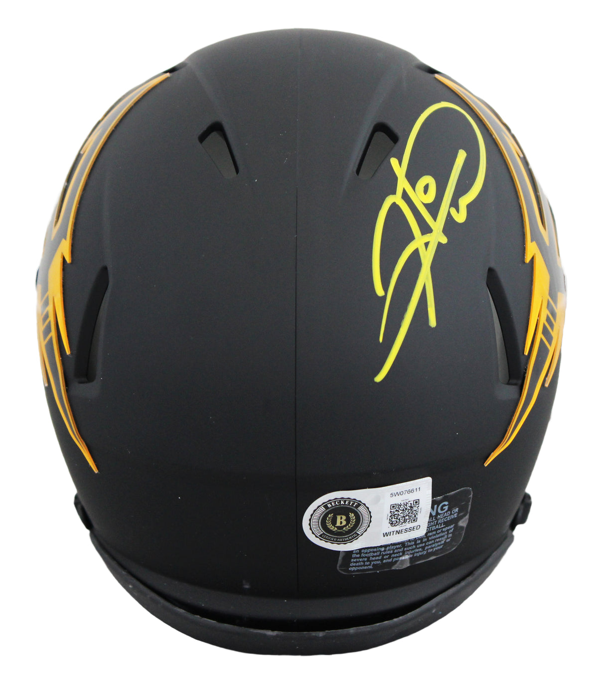 Arizona State Hines Ward Authentic Signed Black Speed Mini Helmet w/ Case BAS W