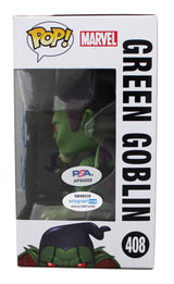 Willem Dafoe Signed Green Goblin #408 Funko Pop Vinyl Figure PSA/DNA #AP84508