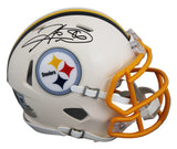 Steelers Hines Ward Authentic Signed Retro Speed Mini Helmet w/ Case BAS Witness