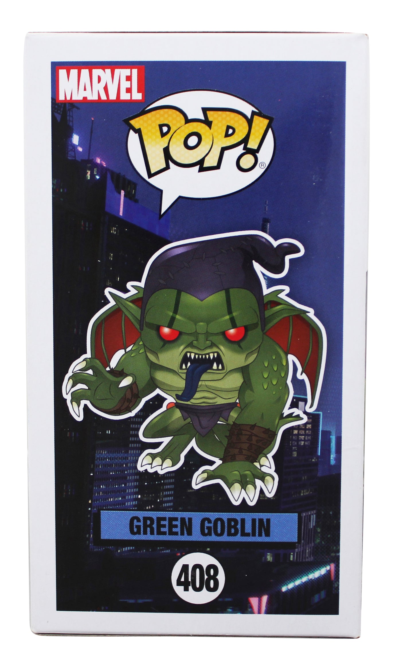 Willem Dafoe Signed Green Goblin #408 Funko Pop Vinyl Figure PSA/DNA #AP84508