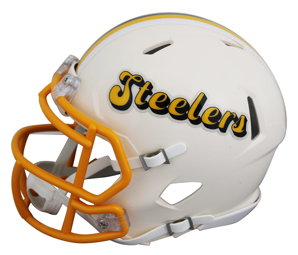 Steelers Hines Ward Authentic Signed Retro Speed Mini Helmet BAS Witnessed