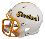 Steelers Hines Ward Authentic Signed Retro Speed Mini Helmet BAS Witnessed