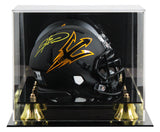 Arizona State Hines Ward Authentic Signed Black Speed Mini Helmet w/ Case BAS W