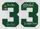 Celtics (3) Bird, Parish & McHale Signed White M&N Swingman Jersey BAS Witnessed