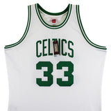 Celtics (3) Bird, Parish & McHale Signed White M&N Swingman Jersey BAS Witnessed
