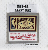 Celtics (3) Bird, Parish & McHale Signed White M&N Swingman Jersey BAS Witnessed