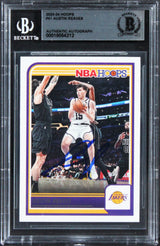 Lakers Austin Reaves Authentic Signed 2023 Hoops #41 Card BAS Slabbed