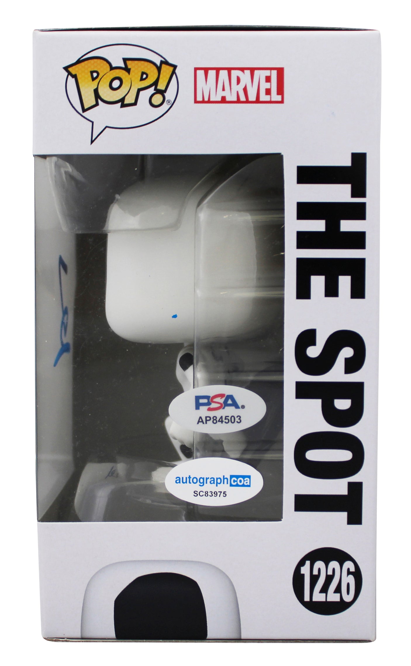 Jason Schwartzman Spider-Man Signed The Spot #1226 Funko Pop Figure PSA #AP84503