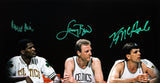 Celtics (3) Bird, McHale & Parish Signed 16x20 Horizontal Spotlight Photo BAS W