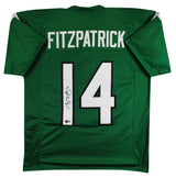 Ryan Fitzpatrick Authentic Signed Green Pro Style Jersey BAS Witnessed