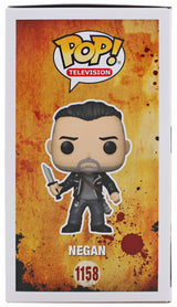 Jeffrey Dean Morgan Walking Dead Signed #1158 Negan Funko Pop Vinyl Figure BAS
