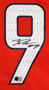 Talanoa Hufanga Authentic Signed Orange Pro Style Jersey BAS Witnessed