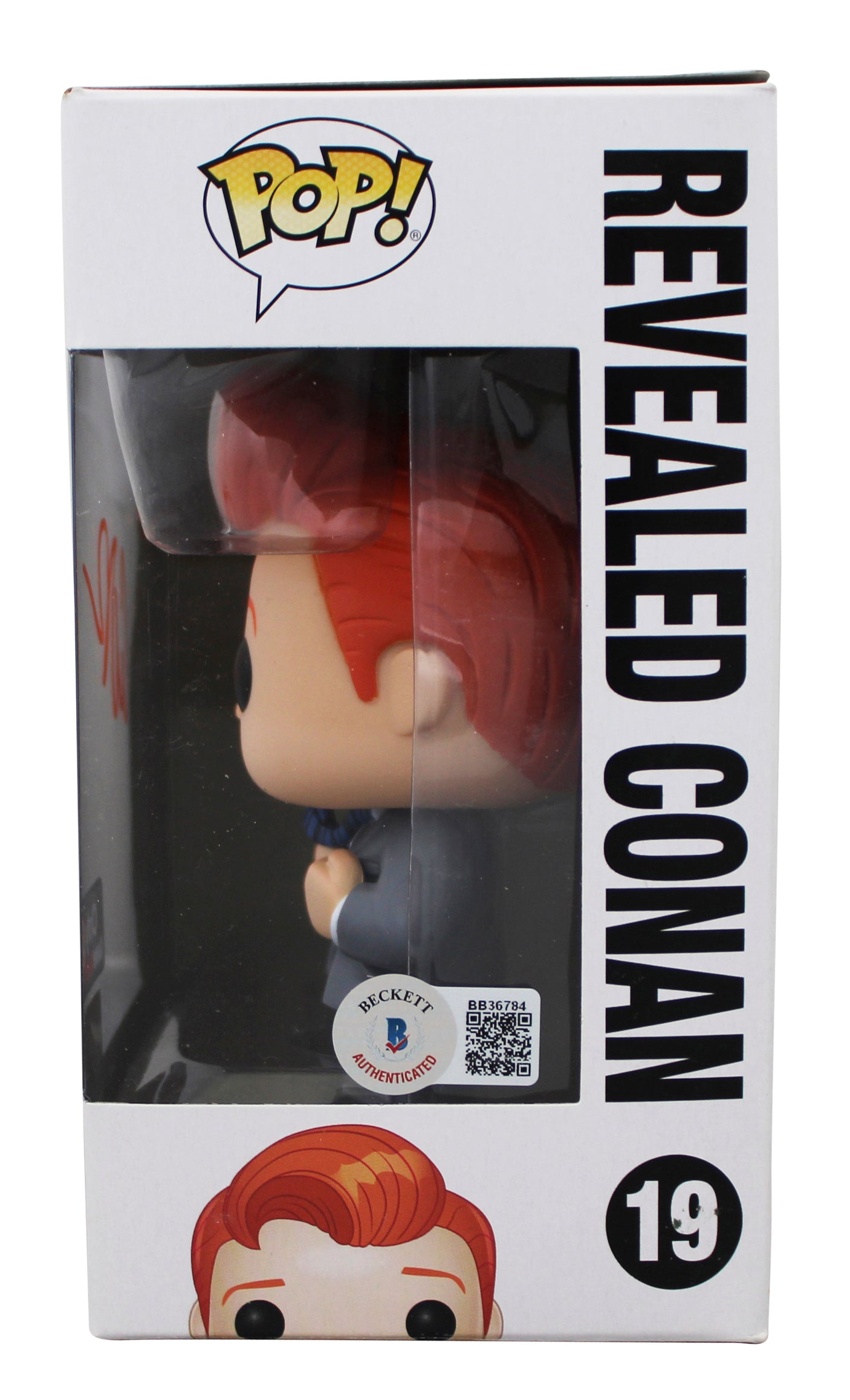 Conan O'Brien Without Borders Signed #19 Funko Pop Vinyl Figure BAS #BB36784