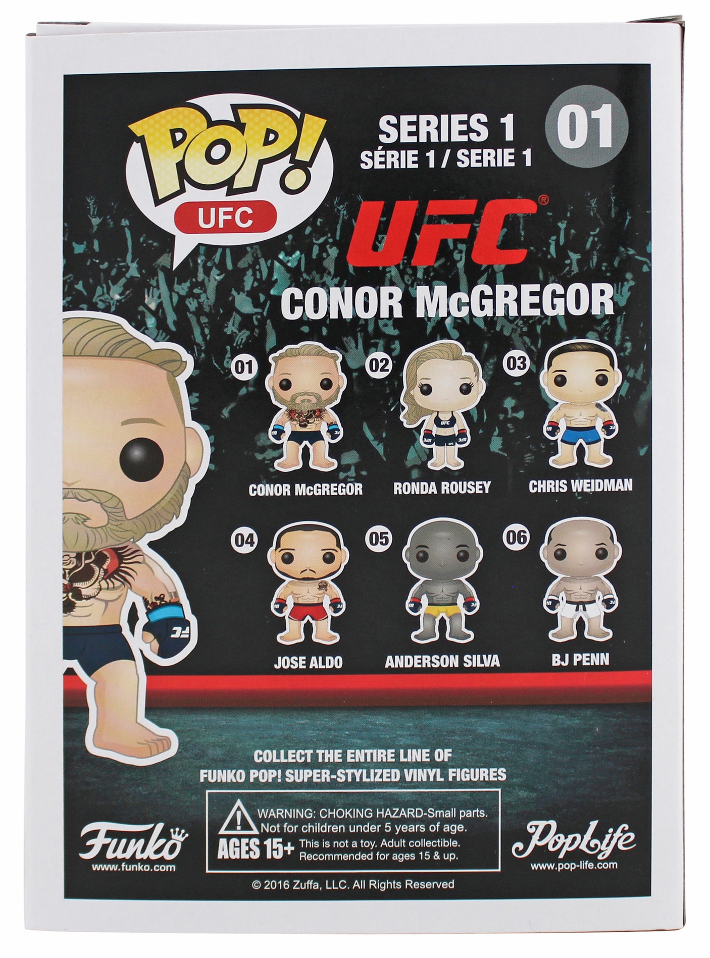 Conor McGregor Authentic Signed MMA #01 Funko Pop Vinyl Figure Autographed BAS