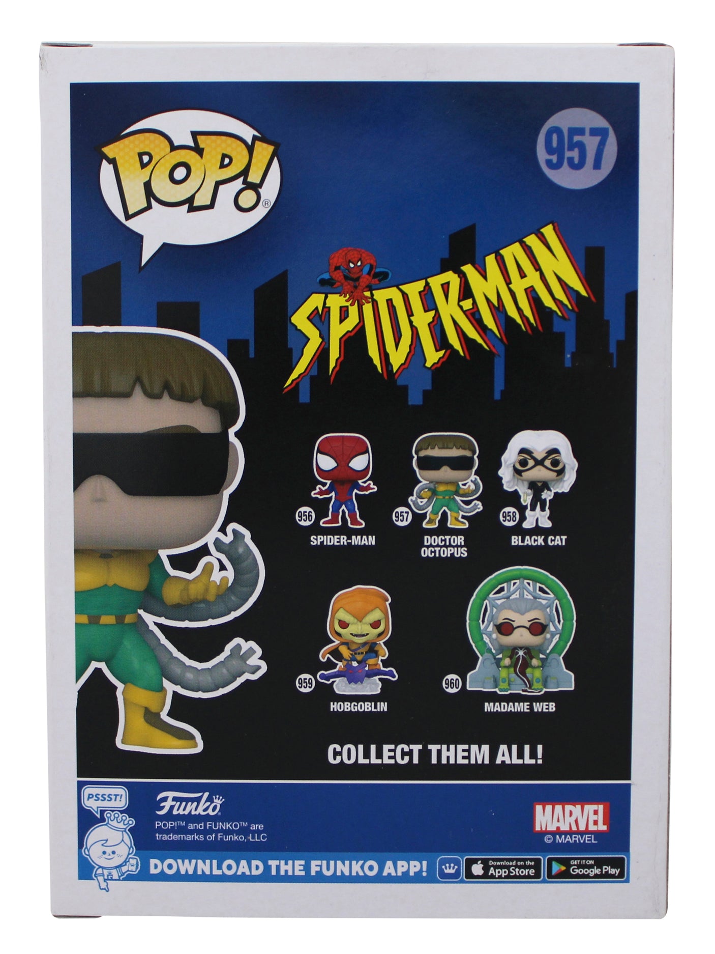 Alfred Molina Signed Doctor Octopus #957 Funko Pop Vinyl Figure PSA/DNA #AO17453