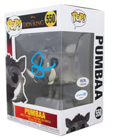 Seth Rogan The Lion King Signed Pumbaa #550 Funko Pop Vinyl Figure PSA #AP84499