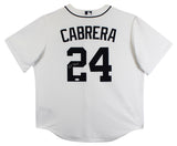 Tigers Miguel Cabrera Authentic Signed White Nike Jersey Autographed JSA