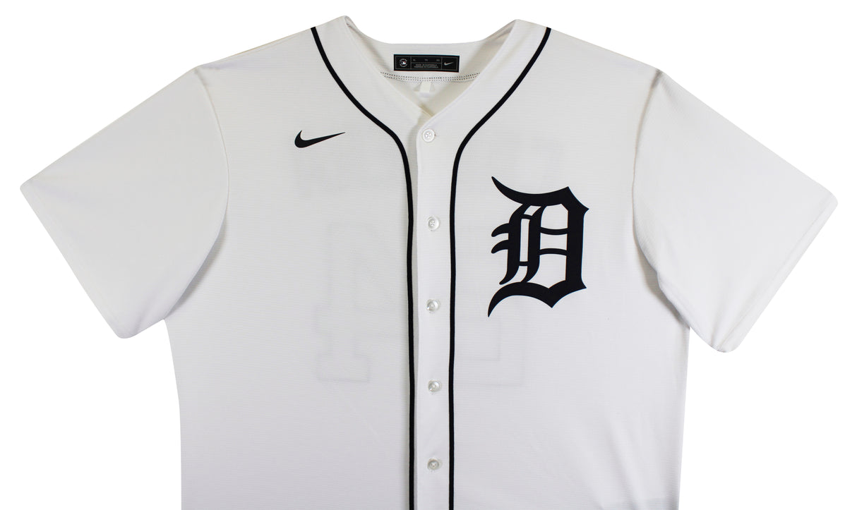 Tigers Miguel Cabrera Authentic Signed White Nike Jersey Autographed JSA