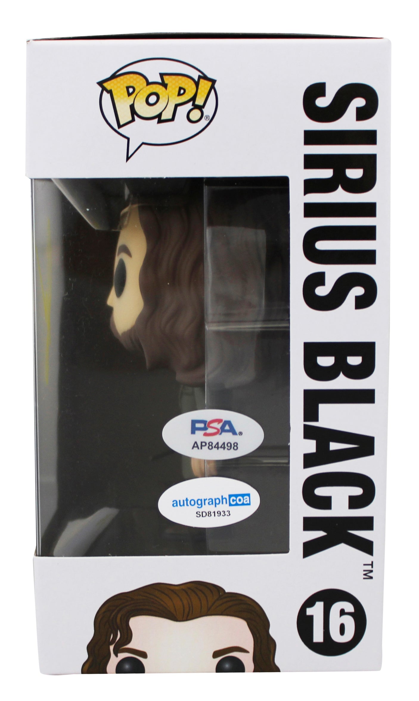 Gary Oldman Harry Potter Signed Sirius Black #16 Funko Pop Figure PSA #AP84498