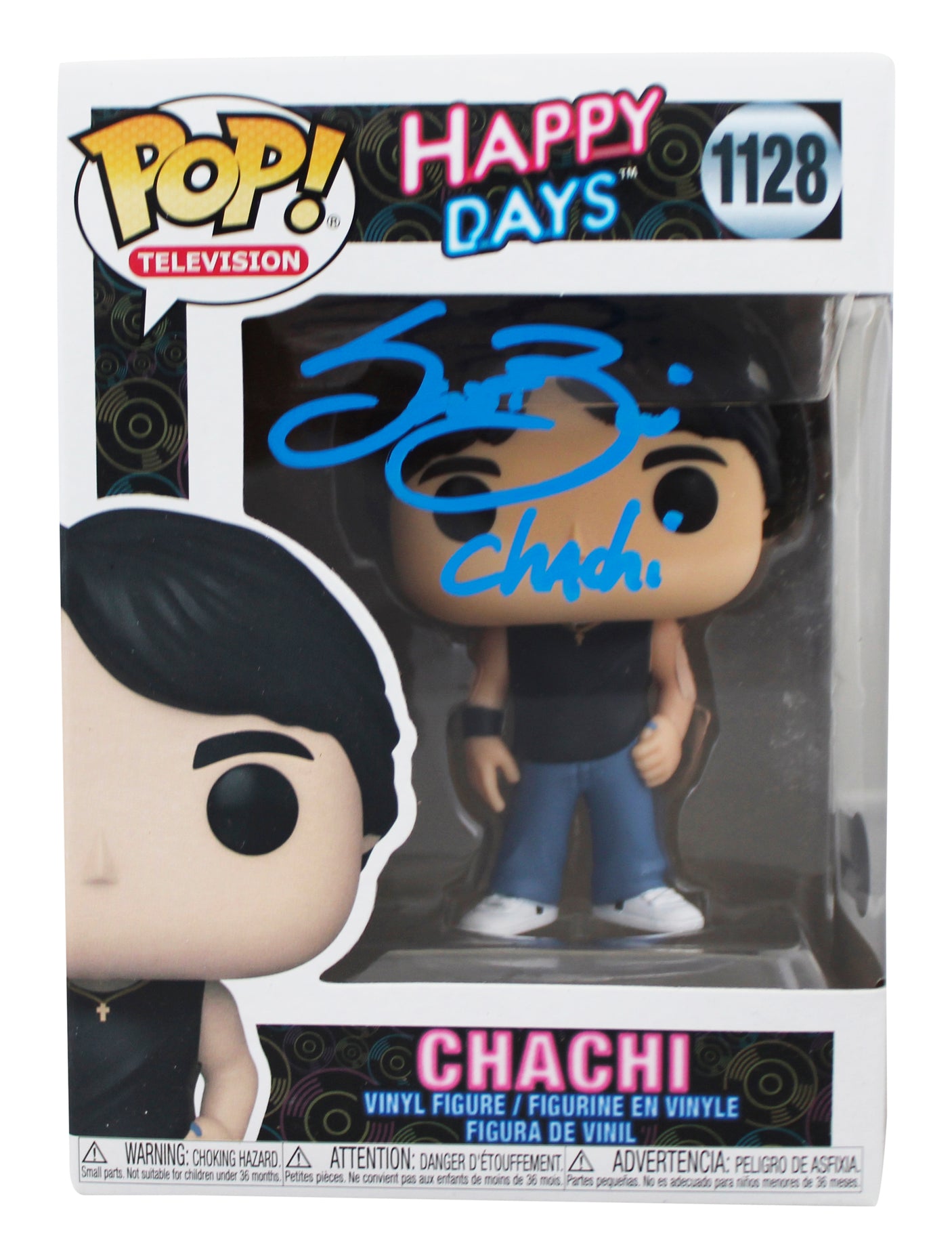 Scott Baio Happy Days "Chachi" Signed #1128 Funko Pop Vinyl Figure BAS #BE30410