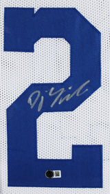 D.J. Giddens Authentic Signed White Pro Style Framed Jersey BAS Witnessed
