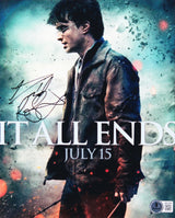 Daniel Radcliffe & Matthew Lewis Harry Potter Signed 8x10 Framed Photo BAS