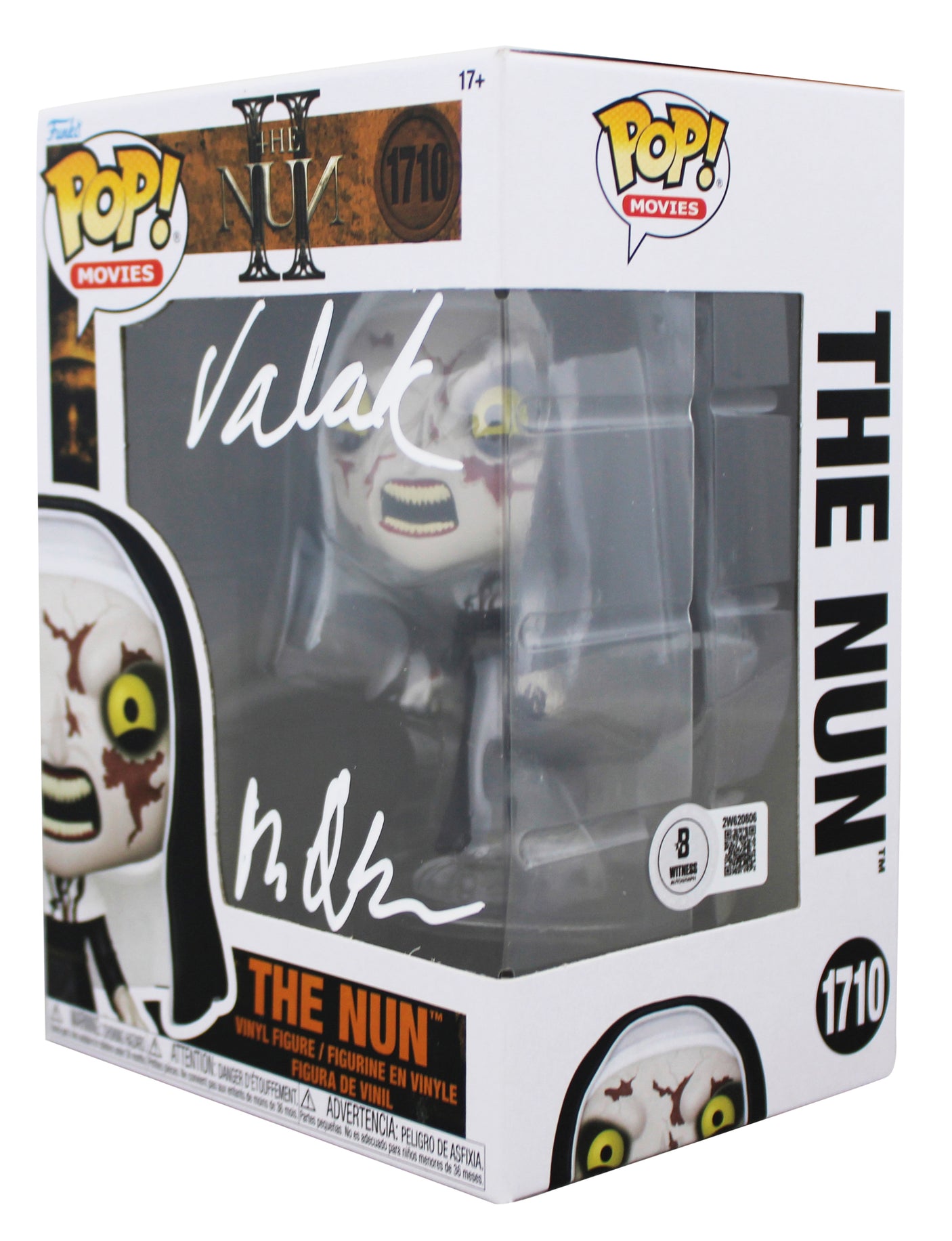 Bonnie Aarons "Valak" Signed The Nun #1710 Funko Pop Vinyl Figure BAS #2W620806