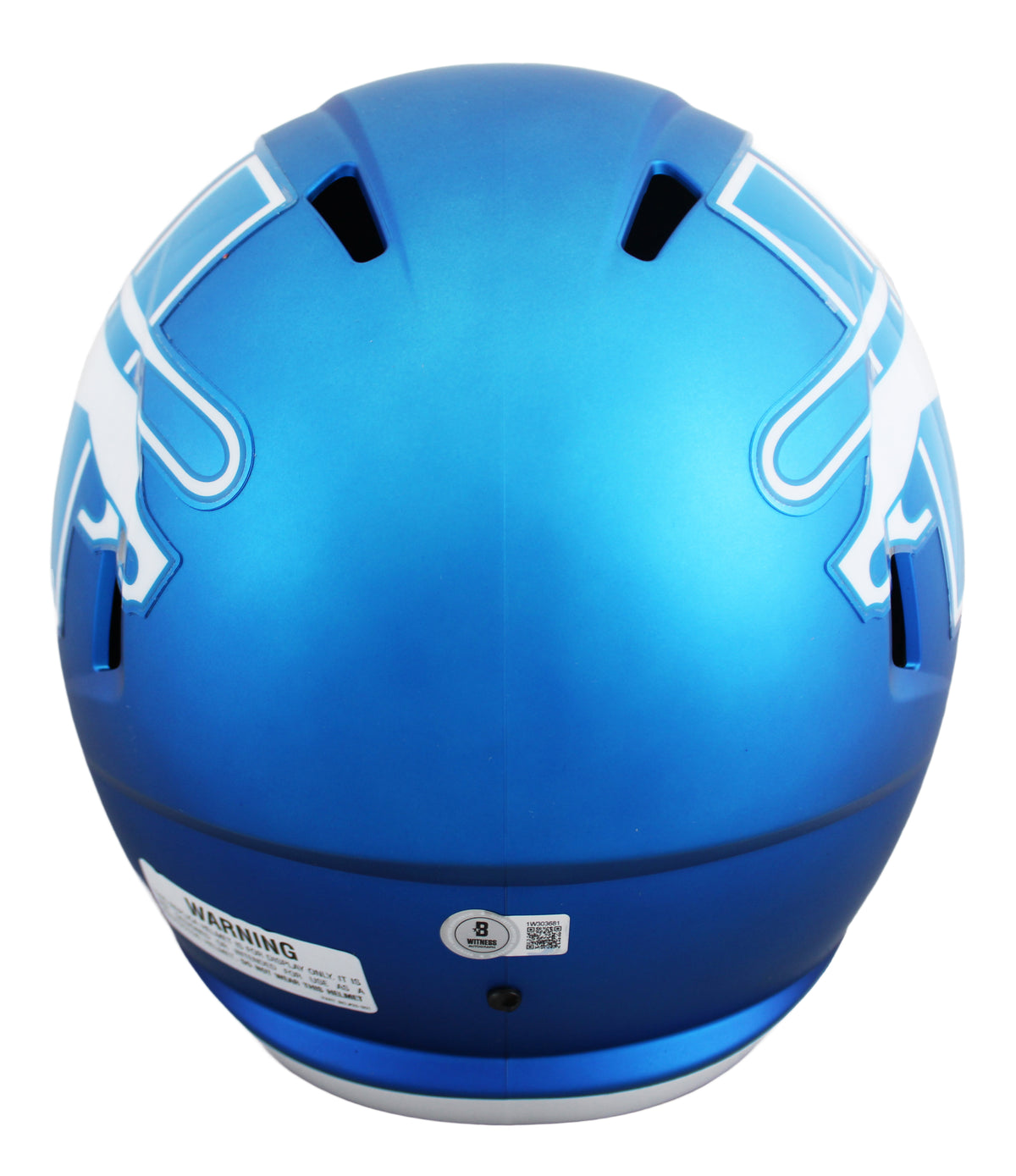 Lions Sam LaPorta Signed 2023 On-Field Alt Full Size Speed Rep Helmet BAS Wit