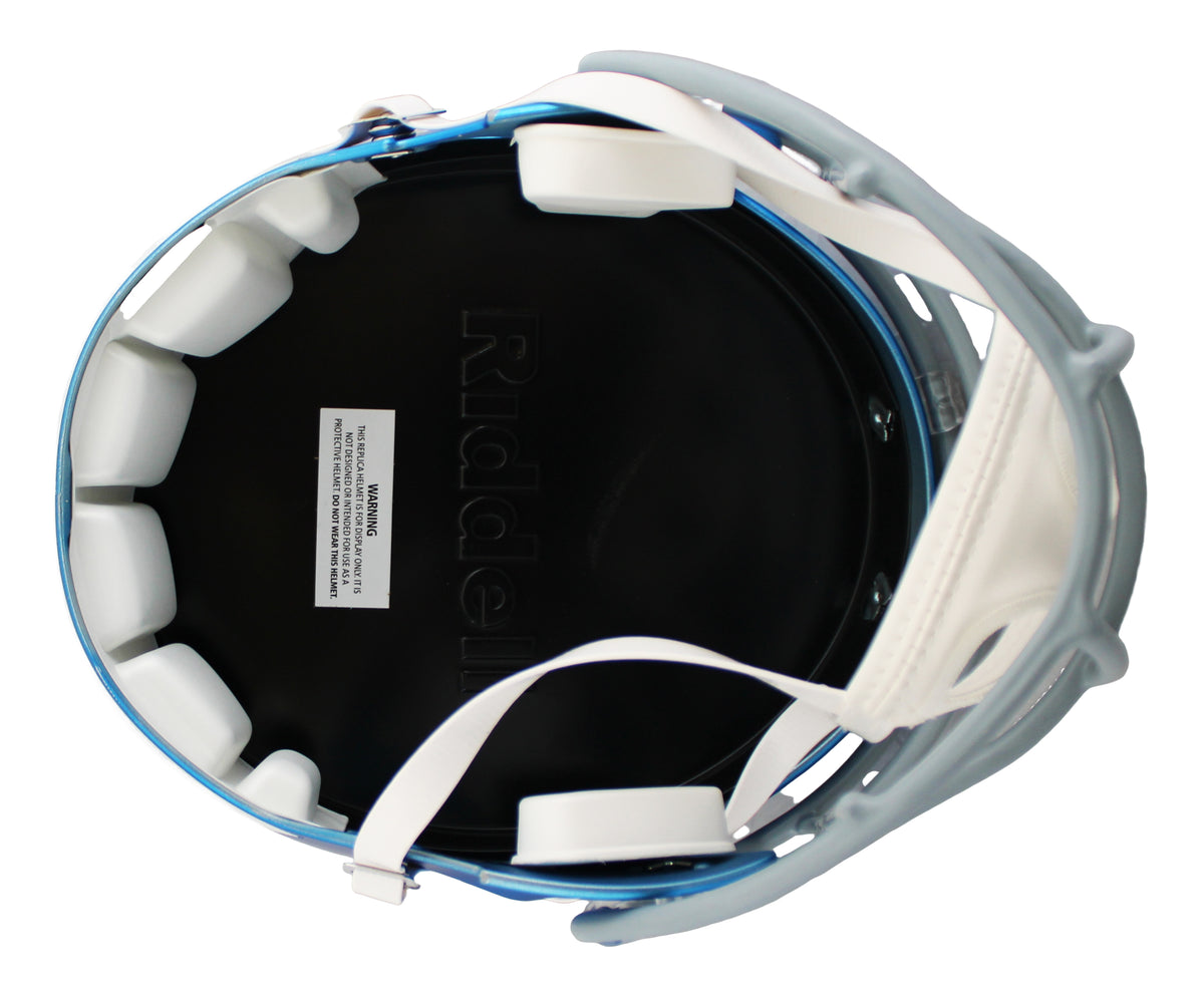 Lions Sam LaPorta Signed 2023 On-Field Alt Full Size Speed Rep Helmet BAS Wit