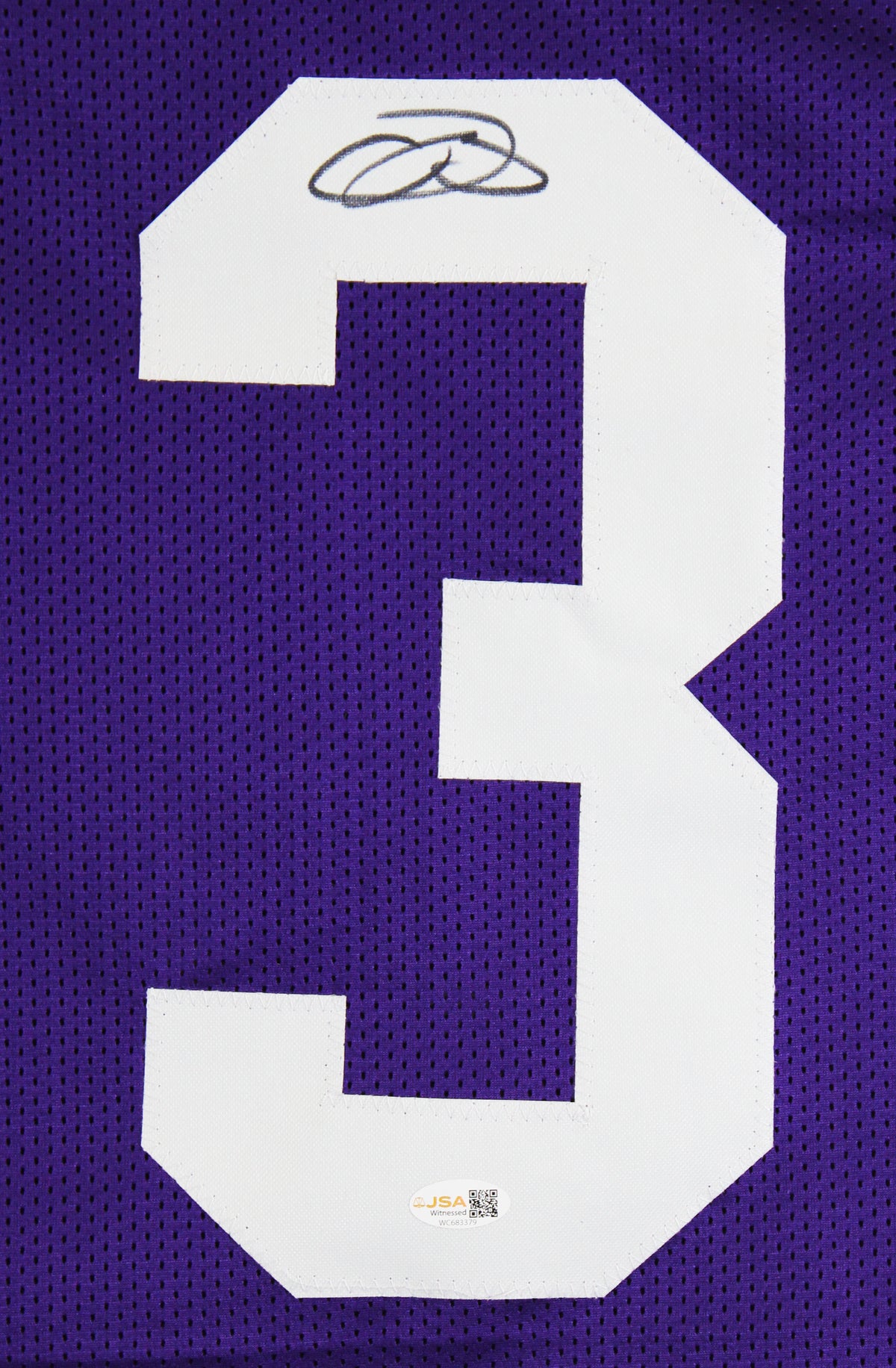 LSU Odell Beckham Jr. Authentic Signed Purple Pro Style Jersey JSA Witness