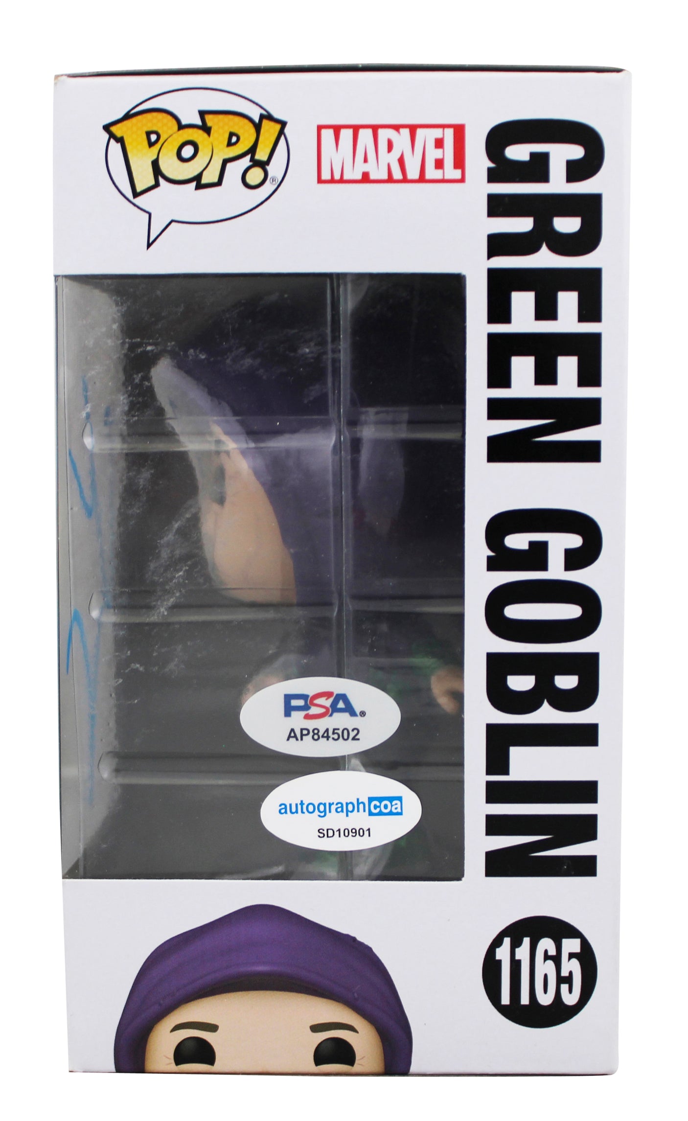 Willem Dafoe Signed Green Goblin #1165 Funko Pop Vinyl Figure PSA/DNA #AP84502