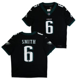 Eagles DeVonta Smith Authentic Signed Black Nike Limited Jersey BAS Witnessed