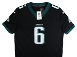 Eagles DeVonta Smith Authentic Signed Black Nike Limited Jersey BAS Witnessed