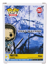 Post Malone Authentic Signed #253 Funko Pop Vinyl Figure PSA/DNA #AO17517