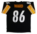 Steelers Hines Ward "SB XL MVP" Signed Black Mitchell & Ness Jersey BAS Witness