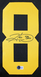 Steelers Hines Ward "SB XL MVP" Signed Black Nike Color Rush Jersey BAS Witness