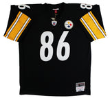 Steelers Hines Ward "SB XL MVP" Signed Black Mitchell & Ness Jersey BAS Witness