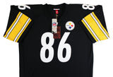 Steelers Hines Ward "SB XL MVP" Signed Black Mitchell & Ness Jersey BAS Witness