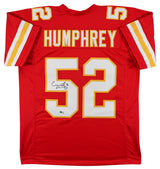 Creed Humphrey Authentic Signed Red Pro Style Jersey BAS Witnessed