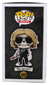 Duff McKagan Guns N' Roses Signed #403 Funko Pop Vinyl Figure w/ Blue Sig BAS