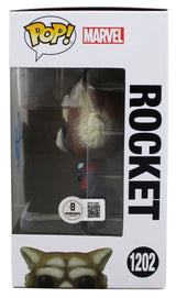 Bradley Cooper Guardians of the Galaxy Signed Rocket #1202 Funko Pop Figure BAS