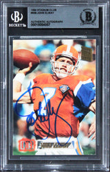 Broncos John Elway Authentic Signed 1994 Stadium Club #558 Card BAS Slabbed